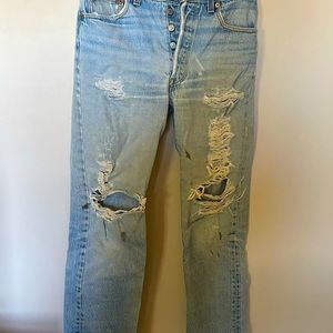 Levi's 501 original shrink to fit jeans
